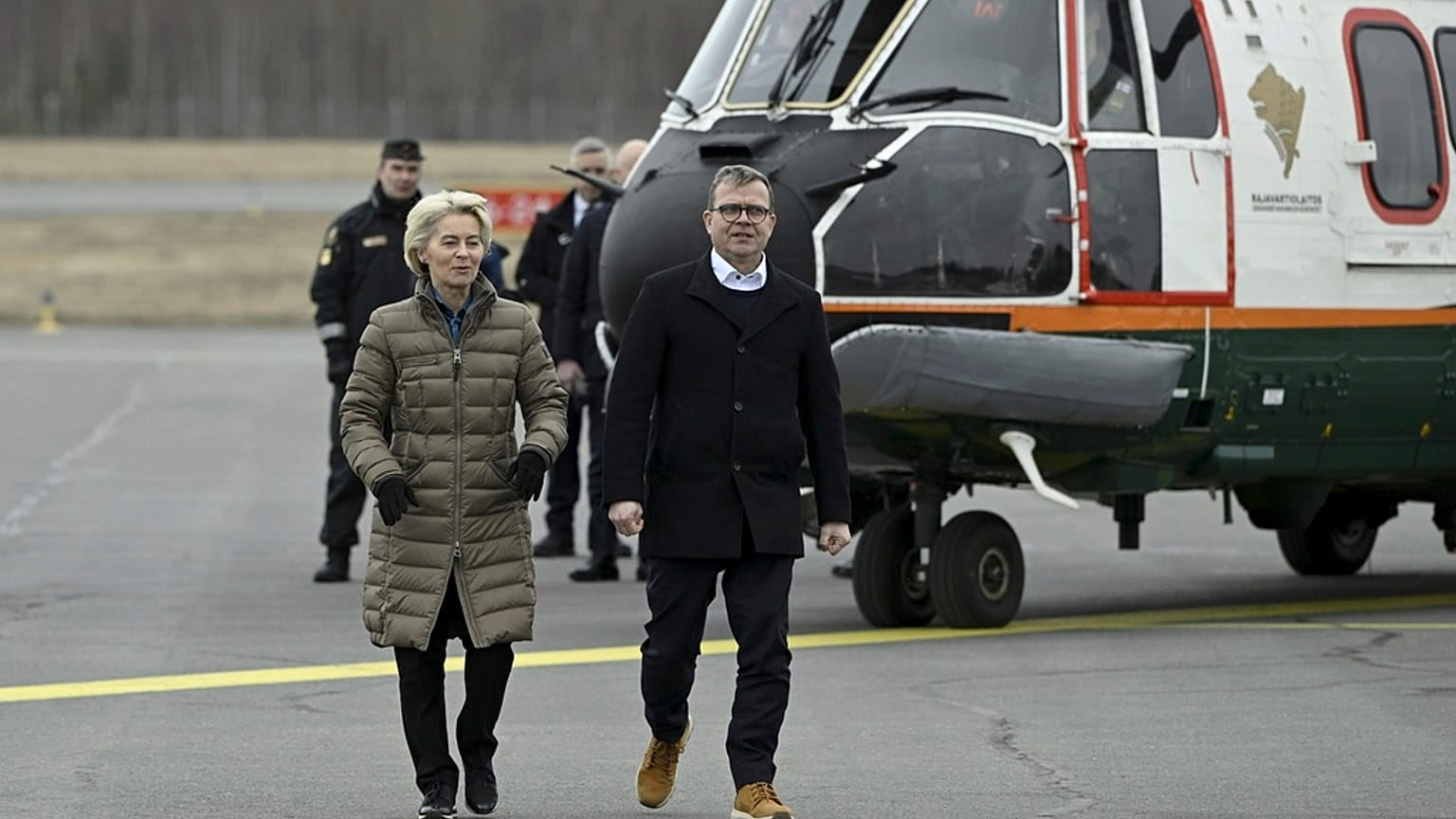 Ursula von der Leyen és Petteri Orpo