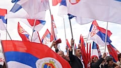 Bosnalı Sirplar BM'yi protesto etti