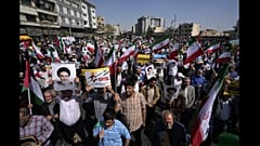 مظاهرات في طهران بعد هجوم إسرائيلي على أصفهان