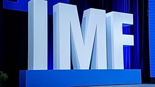 Uluslararası Para Fonu'nun (IMF) Dünya Ekonomik Görünümü ile ilgili bir basın toplantısındaki panel