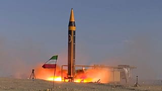 عکس آرشیوی از پرتاب آزمایشی یک موشک در ایران