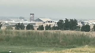 Base militaire près de Babylone, Irak, 20 avril 2024.