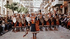 A keresztény harcosok bevonulása