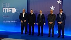 Miembros del MED5 en Las Palmas