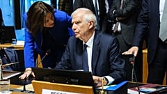 Der Hohe Vertreter Josep Borrell leitete die gemeinsame Sitzung der Außen- und Verteidigungsminister in Luxemburg.