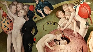 Részlet a Gyönyörök kertje c. Bosch-triptichonból egy 1550-60 között készült hiteles másolatról
