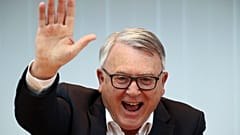 Party of European Socialists (PES) lead candidate for the upcoming European Union elections Nicolas Schmit attends a German Social Democratic Party (SPD) leadership meeting.
