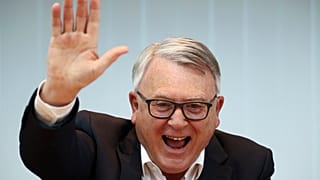 Party of European Socialists (PES) lead candidate for the upcoming European Union elections Nicolas Schmit attends a German Social Democratic Party (SPD) leadership meeting.