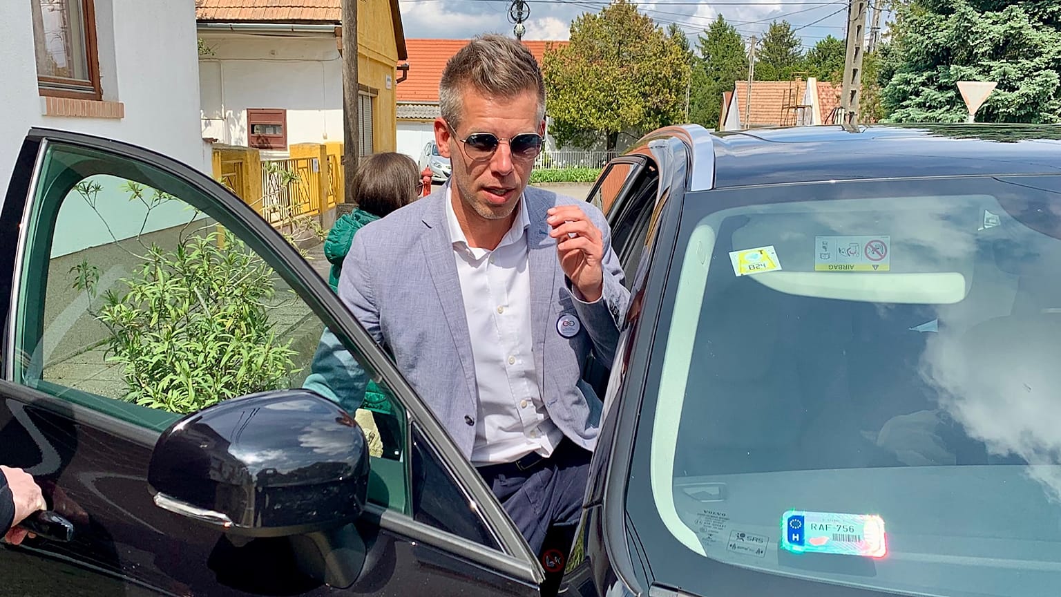 Péter Magyar em Villány, 22 de abril de 2024