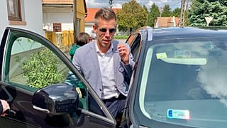 Péter Magyar em Villány, 22 de abril de 2024