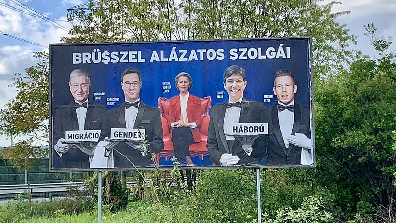 Anti-EU-Plakatkampagne in Ungarn