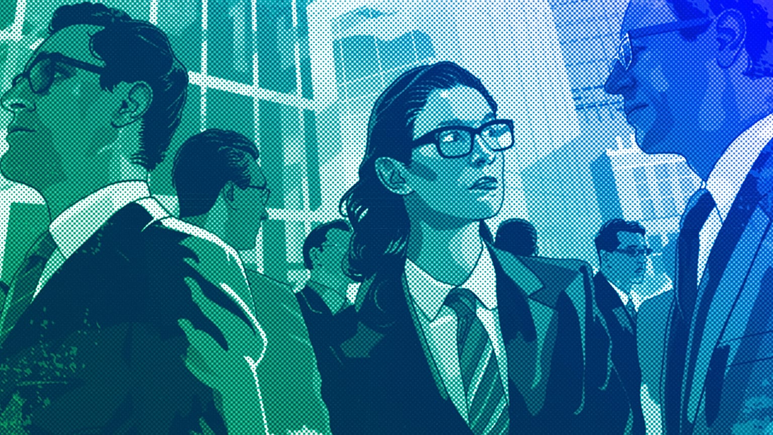 Investment fund managers, illustration