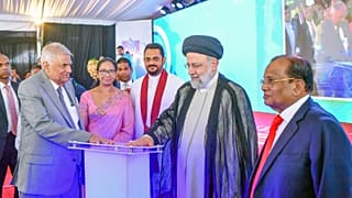 ابراهیم رئيسی در سریلانکا