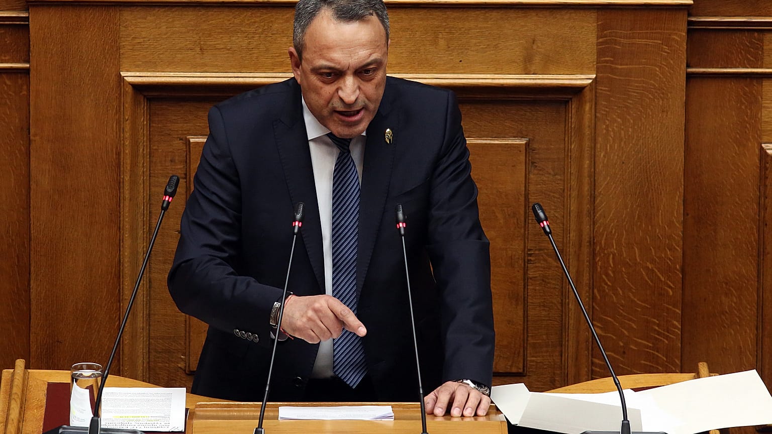 Ο πρόεδρος των Σπαρτιατών Βασίλης Στίγκας