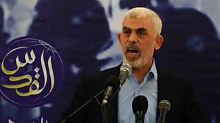 يحيى السنوار أثناء خطاب في غزة في 22 نيسان أبريل 2022 ـ صورة أرشيفية