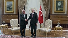 Alman Cumhurbaşkanı Steinmeier, Cumhurbaşkanlığı Külliyesinde Erdoğan ile görüştü