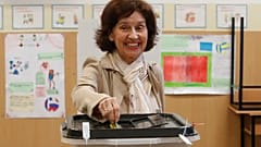 La candidata conservadora Gordana Siljanovska Davkova. Foto: