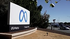 Facebook unveiled their new Meta sign outside the company headquarters in Menlo Park, Calif., Thursday, Oct. 28, 2021.