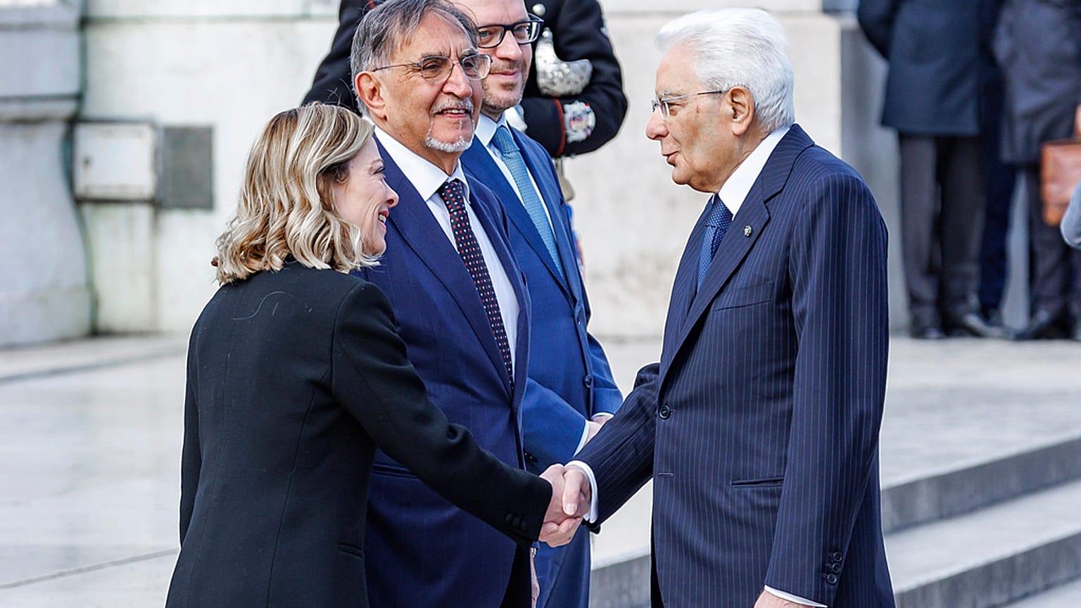 Meloni, La Russa, Mattarella