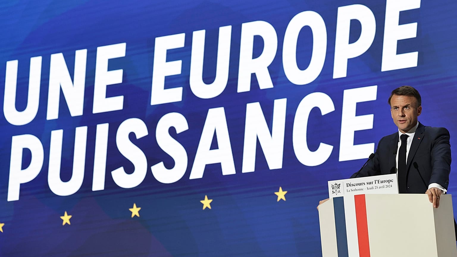 Discurso sobre a Europa foi proferido na Sorbonne, em Paris