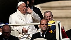 Pope Francis n St. Peter's Square, at the Vatican. 
