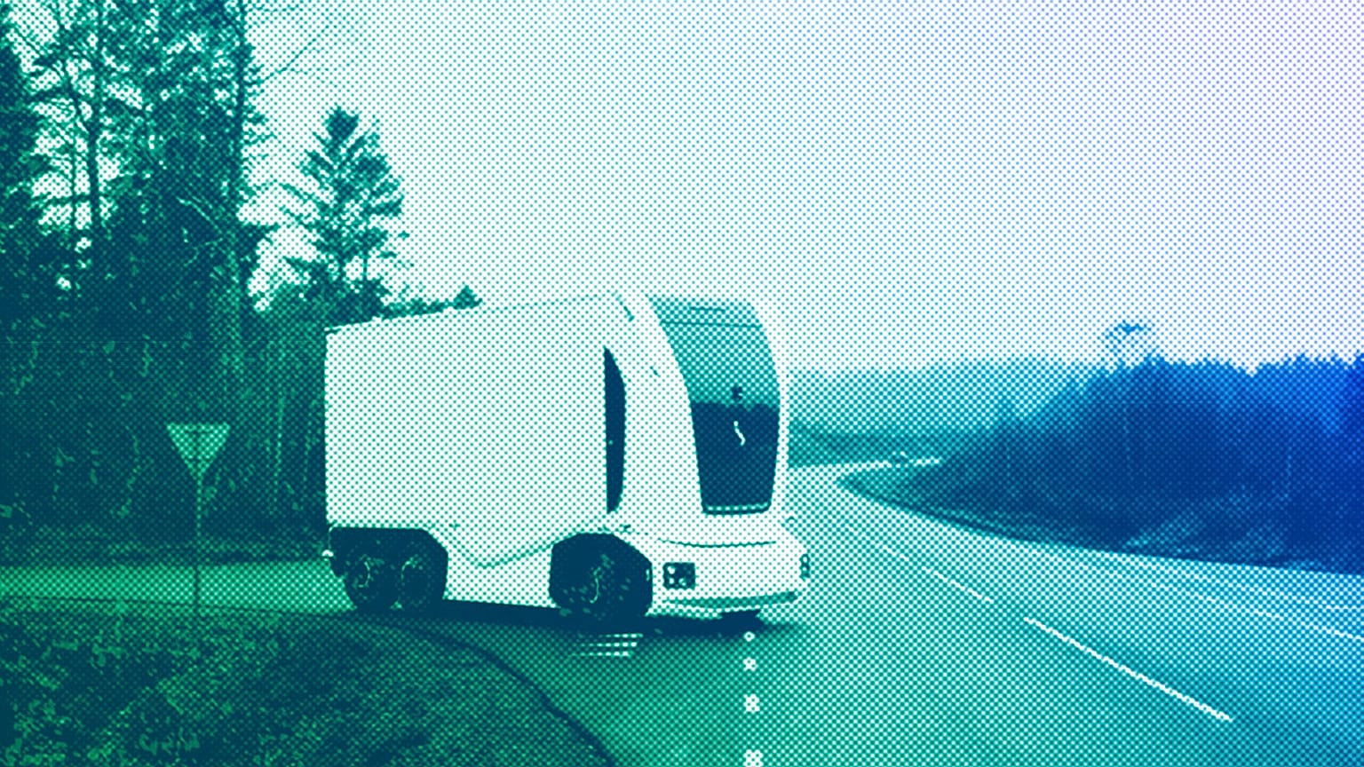 Autonomous truck in Europe