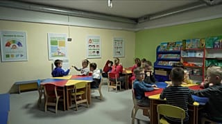 مدرسة أوكرانية تحن إشراف اليونيسف