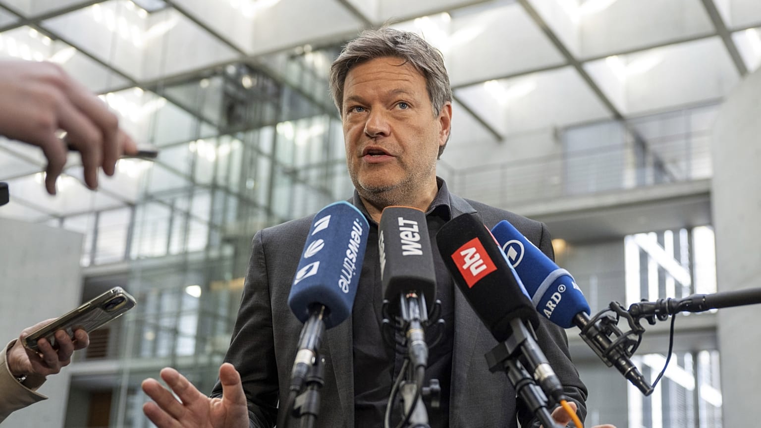 Robert Habeck német gazdasági és klímaügyi miniszter