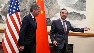 Госсекретарь США Энтони Блинкен и министр иностранных дел Китая Ван И /Пекин, КНР, 25/04/2024