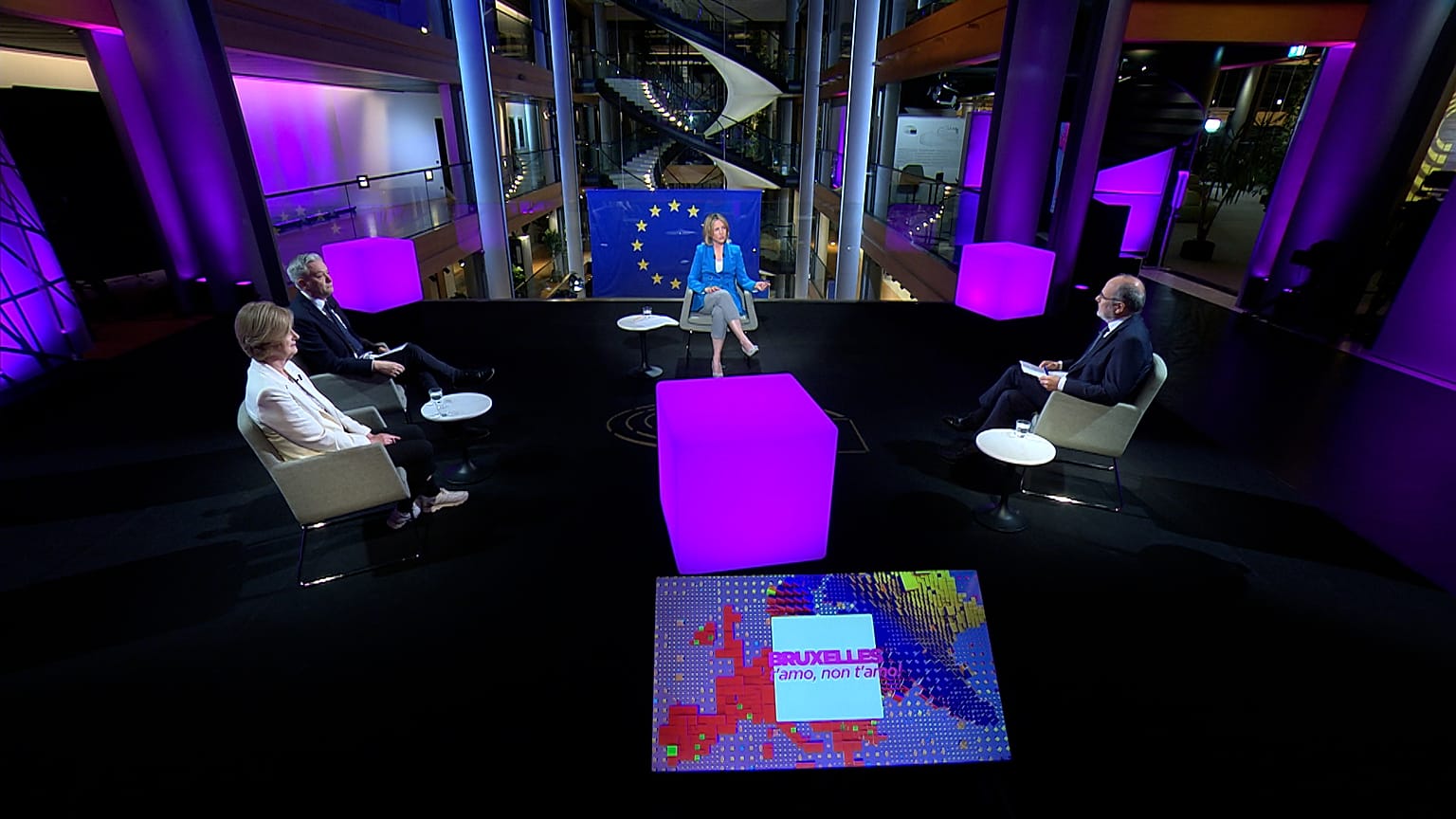 Méabh Mc Mahon with Robert Biedroń, Deirdre Clune and Jaume Duch