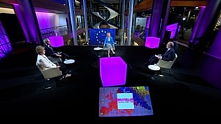 Méabh Mc Mahon with Robert Biedroń, Deirdre Clune and Jaume Duch