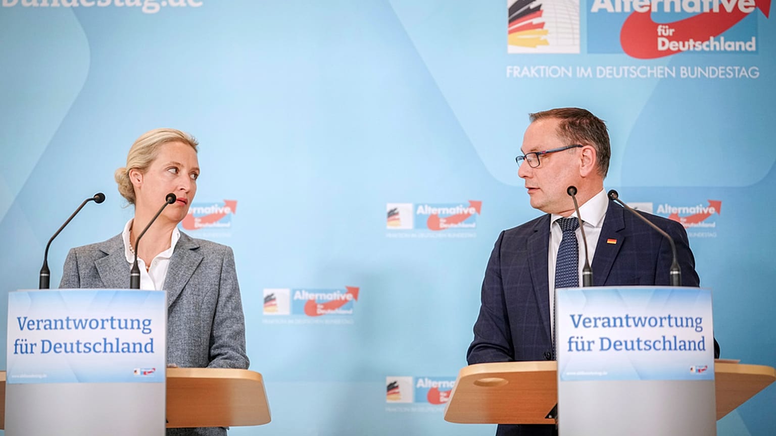 Alice Weidel és Tino Chrupalla