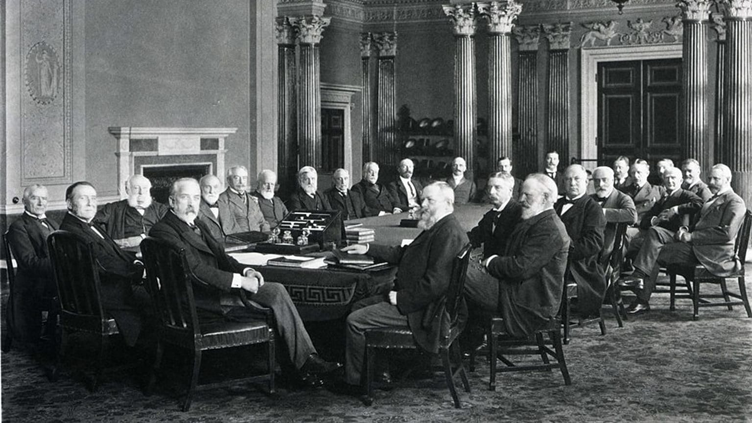 The Bank of England's all-male Court of Directors in 1903