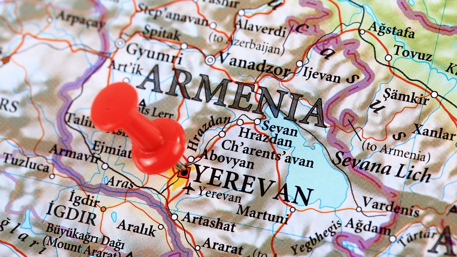 عکس تزئیتی از نقشه ارمنستان 