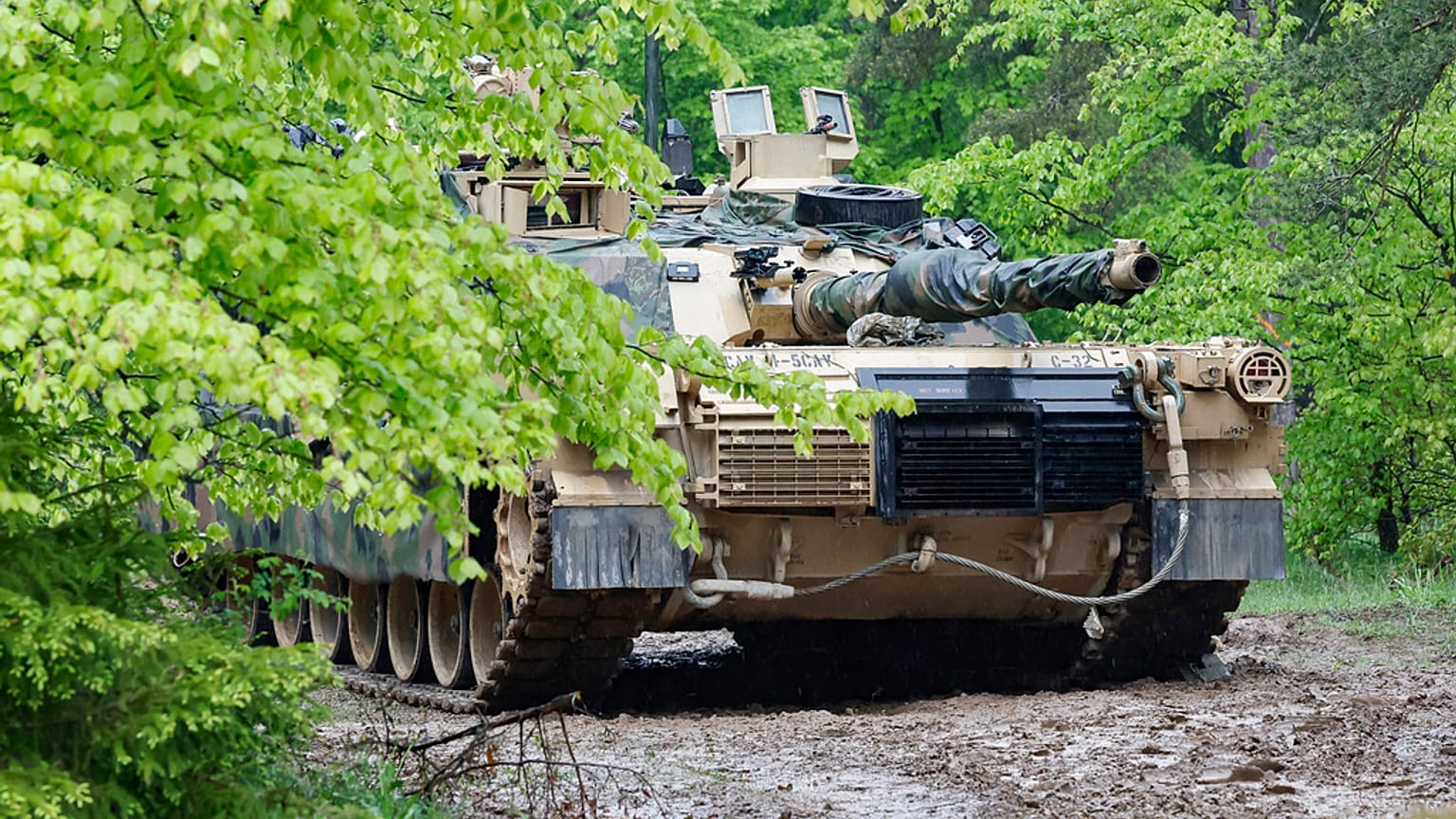 ABD üretimi Abrams M1 tankı (arşiv) 