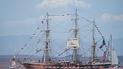 Le Belem a pris la mer ce samedi avec à son bord la flamme olympique.