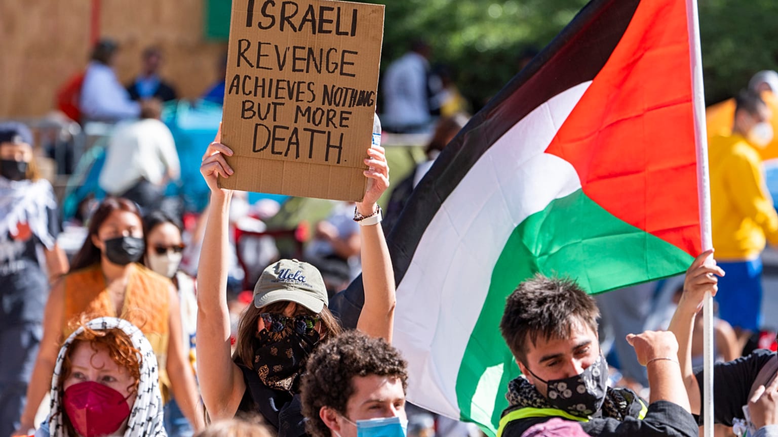 تظاهرات طلابية داعمة للفلسطينيين في الولايات المتحدة