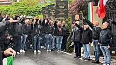 Neofaschisten salutieren am Todestag Mussolinis