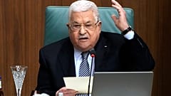 الرئيس الفلسطيني خلال كلمة له في القاهرة، مصر