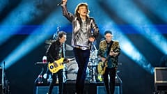 Mick Jagger of The Rolling Stones performs during the first night of the U.S. leg of their tour on Sunday, April 28, 2024, in Houston. (Photo by Amy Harris/Invision/AP)