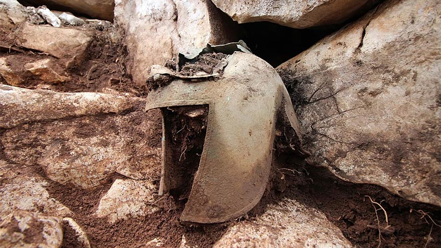 The Greek-Illyrian war helmet found in southern Dalmatia, Croatia
