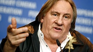 Actor Gerard Depardieu addresses the media during the press conference for the film 'Saint Amour' at the 2016 Berlinale Film Festival in Berlin, Germany.