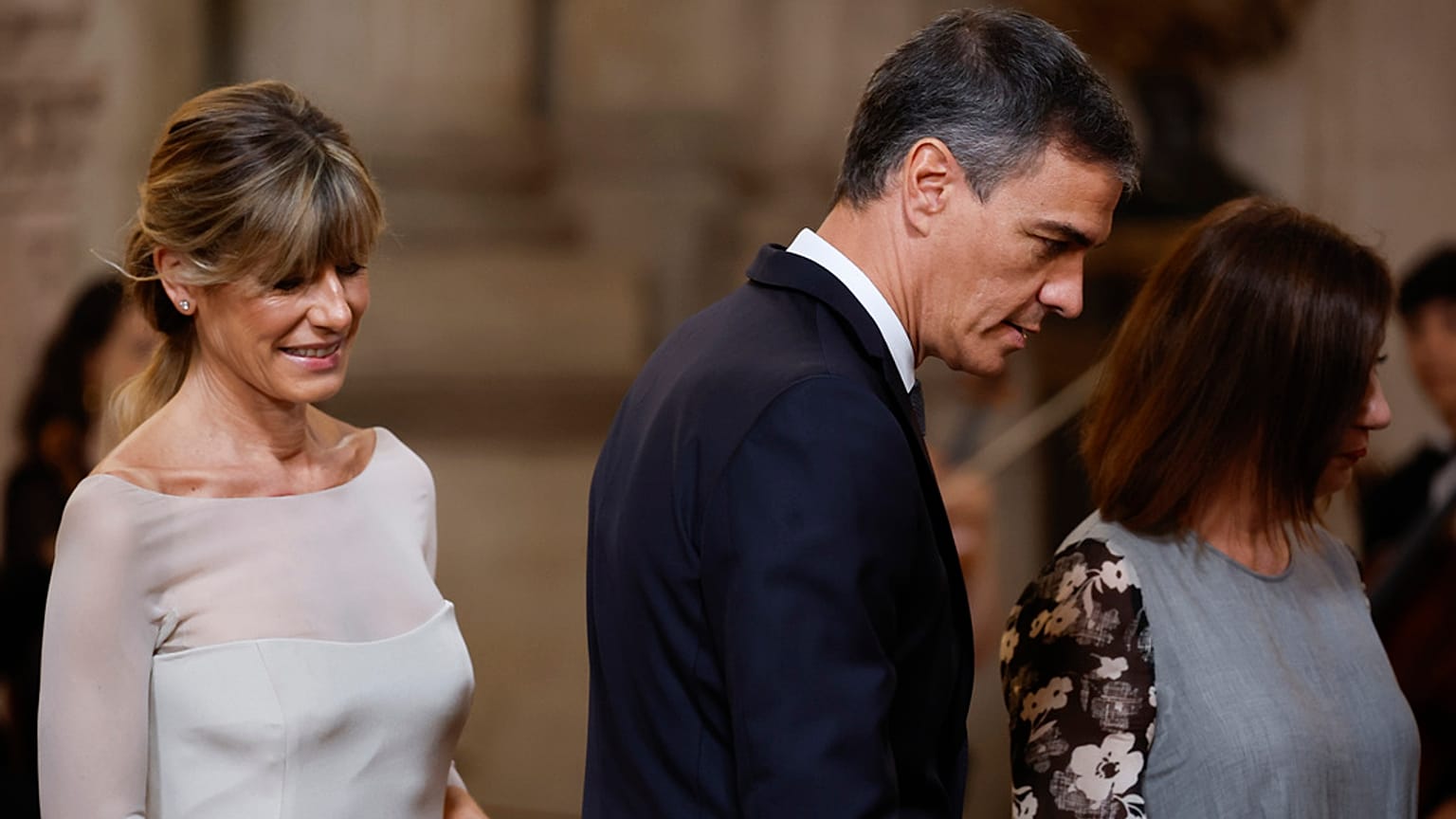Pedro Sánchez y su mujer Begoña Gómez