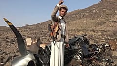 الحوثيون يعلنون إسقاط طائرة أمريكية بدون طيار