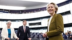 Ursula von der Leyen wäre für eine Mitte-Rechts-Koalition.