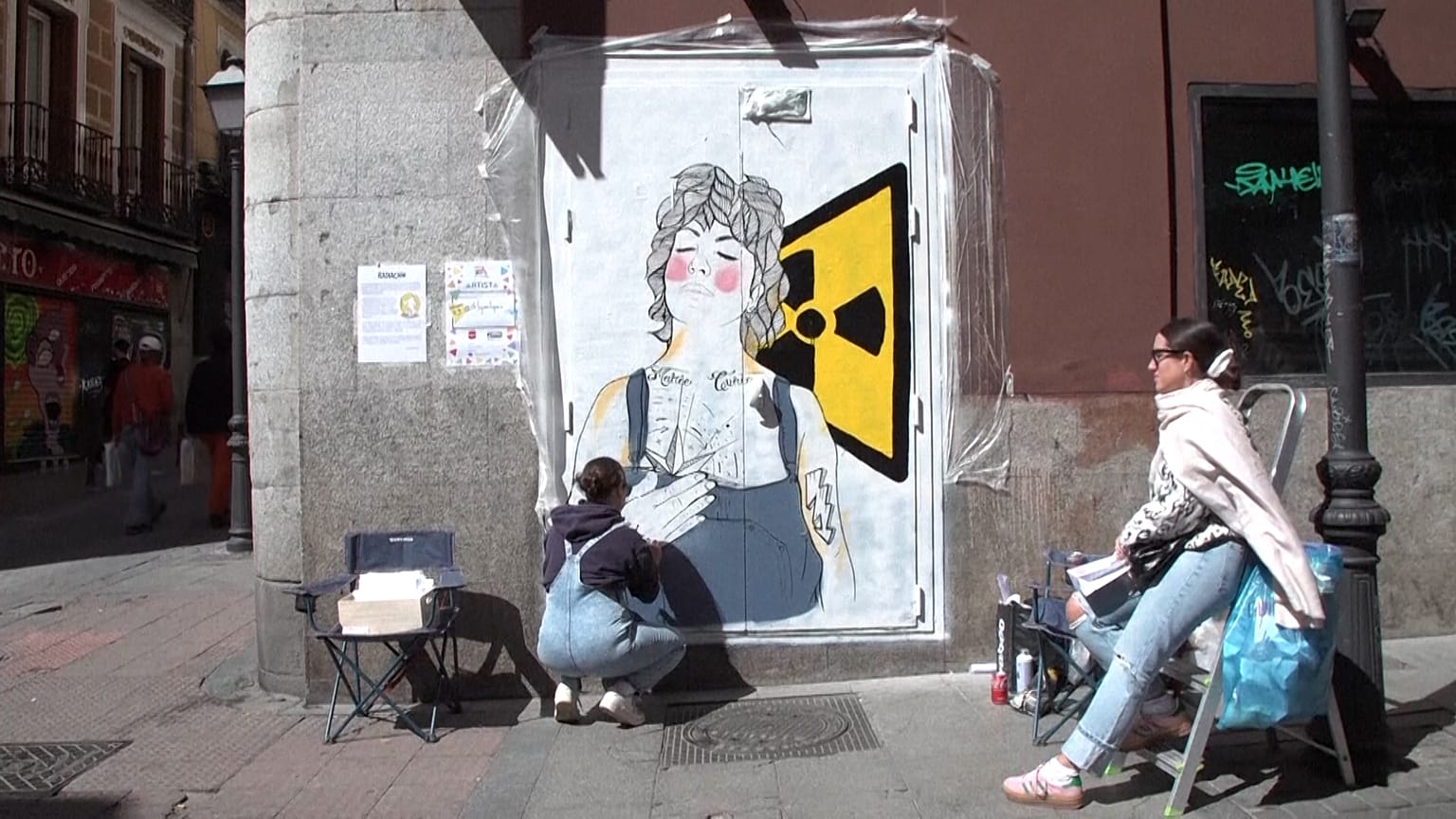 Madrid's streets burst with colour: Pinta Malasaña urban art festival takes over