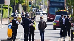 Imagen de la Policía británica en el lugar de los hechos.