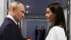 Rusya Devlet Başkanı Vladimir Putin ve Gagauz Özerk Yeri Başkanı Yevgeniya Gutsul