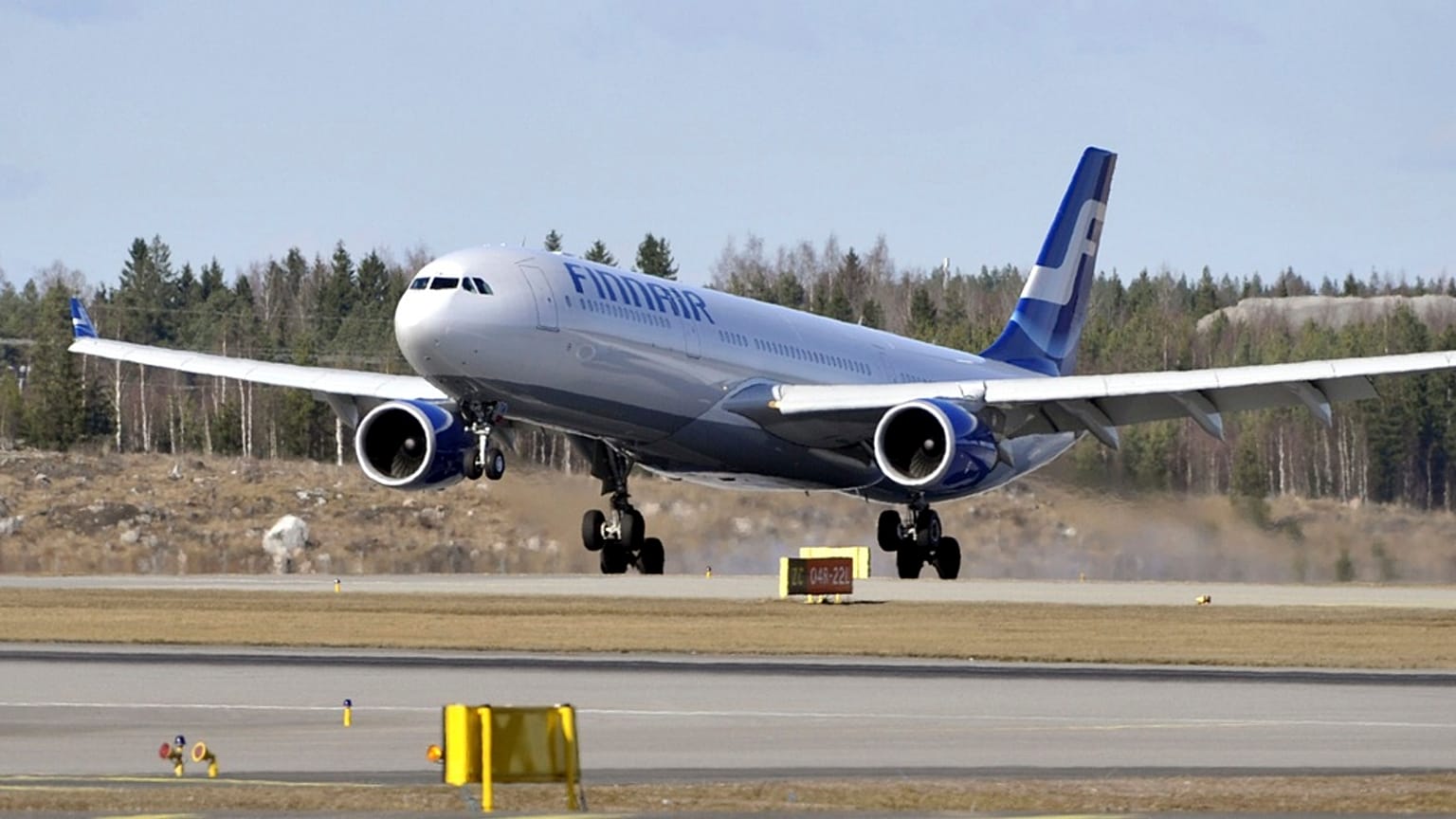 Finlandiya'nın ulusal havayolu şirketi Finnair'e ait bir uçak
