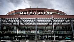 Vista exterior del Malmo Arena, donde se celebrará el festival, en Malmo, Suecia.
